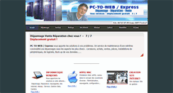 Desktop Screenshot of pc-to-web.be